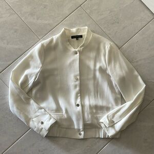 Dynamite White Bomber Jacket
